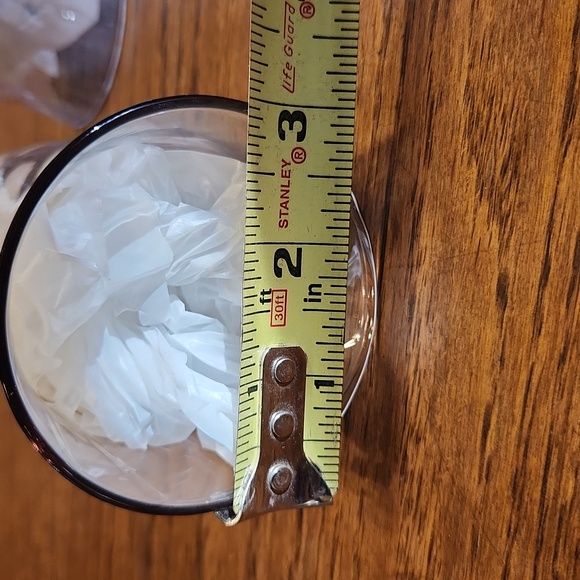 Vintage Home Interior Glass Votives Set 2 - Picture 3 of 4